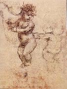 Studies of children LEONARDO da Vinci